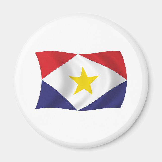 Imã Saba Flag Magnet (Frente)