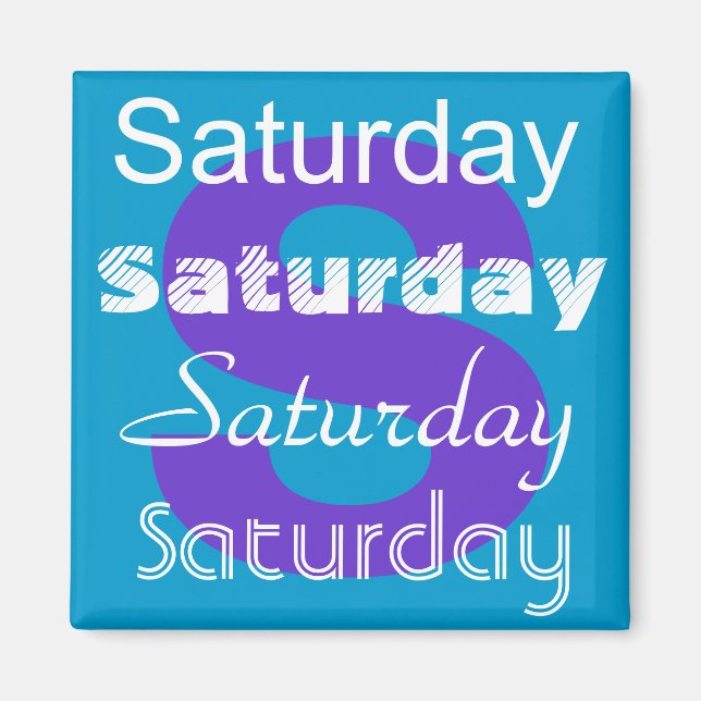 Imã Sábado Dia da Semana (Frente)