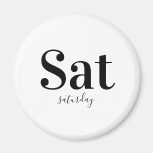 Imã Sábado Tipografia Moderna de Preto e Branco