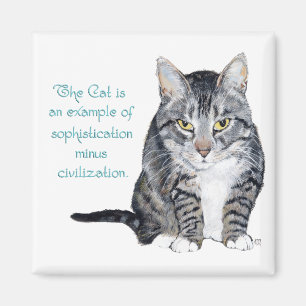 Imã Sabedoria Cat - Sofisticação menos Civilização?