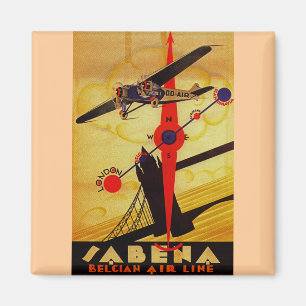 Imã Sabena Art Deco Compass