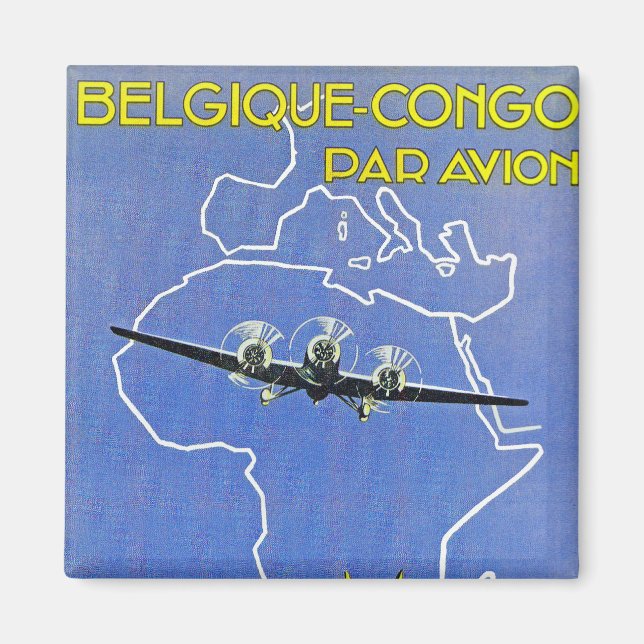 Imã Sabena ~ Belgique Congo (Frente)