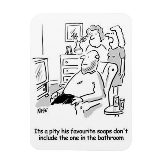 Ímã Sabões de TV favoritos (Vertical)