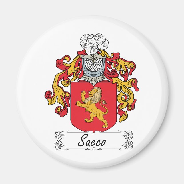 Imã Sacco Family Crest (Frente)
