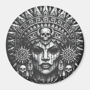 Imã Sacerdotisa Coroada com Caveira — por BurnsInHell