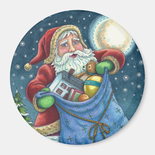 IMÃ SACO DE BRINQUEDOS DE PAPAIS NOEIS DE ROTULAGEM, C (Frente)