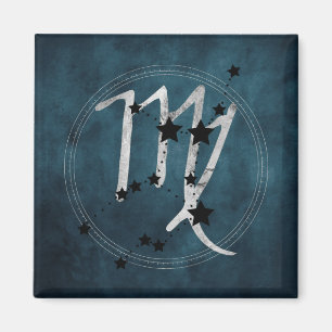 Imã Saco de teal da constelação de zodilo preto e pr