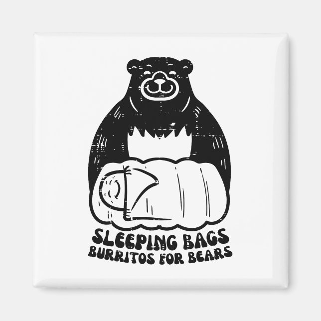 Imã Sacolas de Dormir Burritos Para Urso Caminhadas Di (Frente)