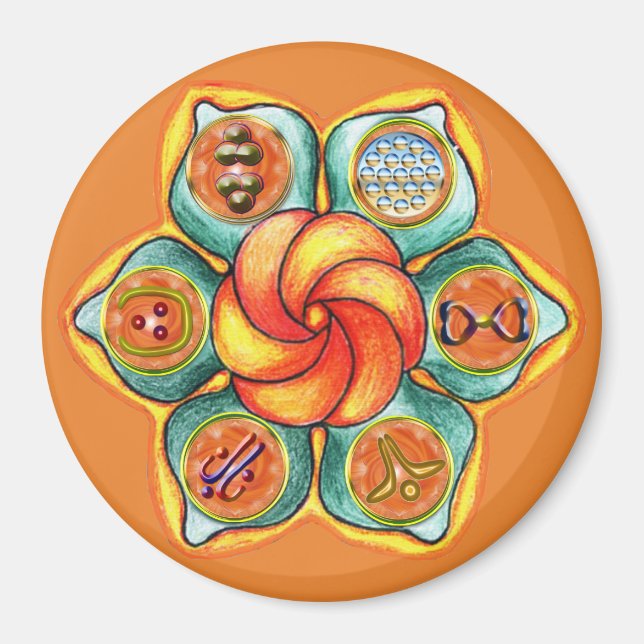 Imã Sacral Chakra (Frente)