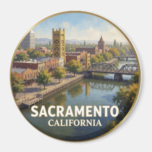 Imã Sacramento Califórnia Frente Marítimo da Cidade Ve