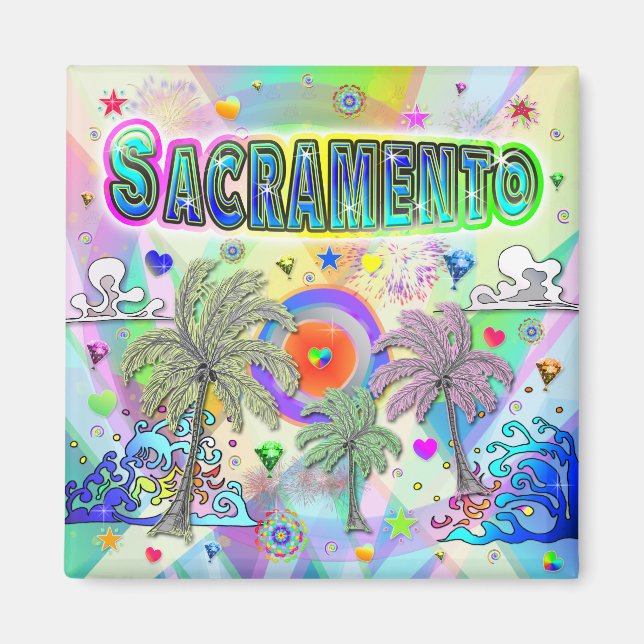 Imã Sacramento Deep Dream Magnet (Frente)