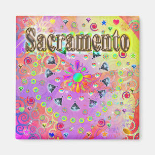 Imã Sacramento Lucky Ouro Magnet