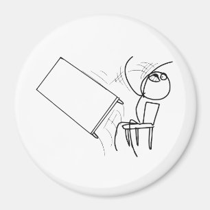 Imã Sacudir da mesa que lança a cara Meme da raiva