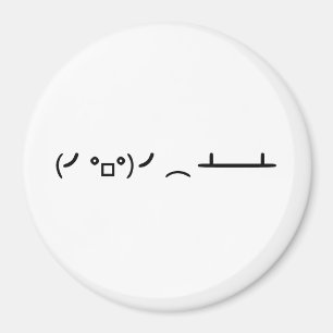 Imã Sacudir da mesa que lança o Emoticon do ASCII
