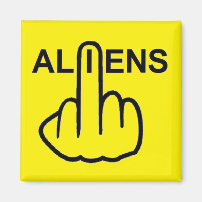 Imã Sacudir de Aliens do Magnet (Frente)