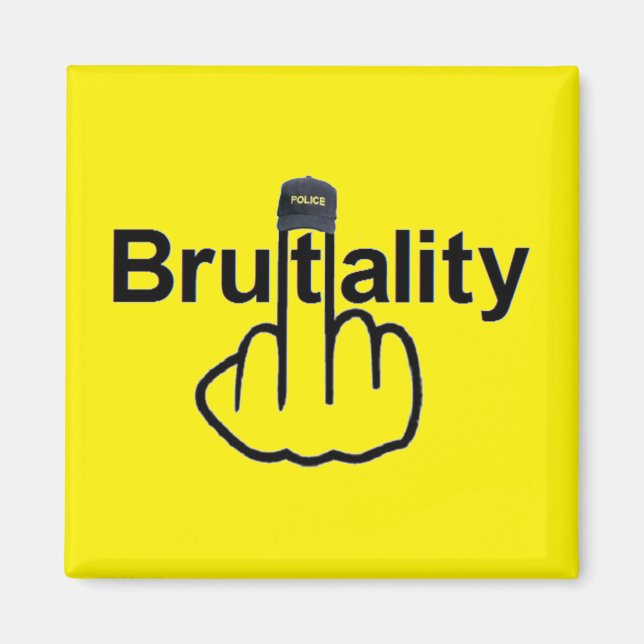 Imã Sacudir de Brutalidade da Polícia do Magnet (Frente)