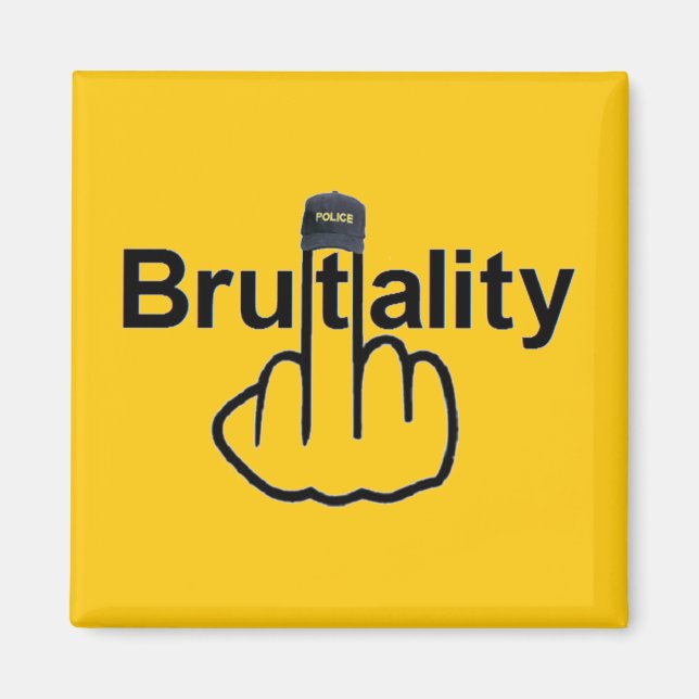 Imã Sacudir de Brutalidade da Polícia do Magnet (Frente)