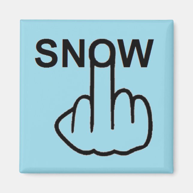 Imã Sacudir de Neve do Magnet (Frente)