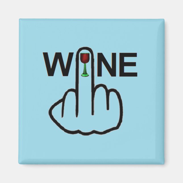 Imã Sacudir De Vinho De Magnet (Frente)