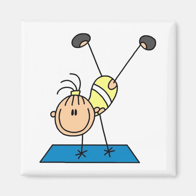 Imã Sacudir e presentes para a Stick Girl (Frente)