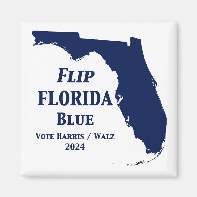Imã Sacudir Florida Blue em 2024 (Frente)