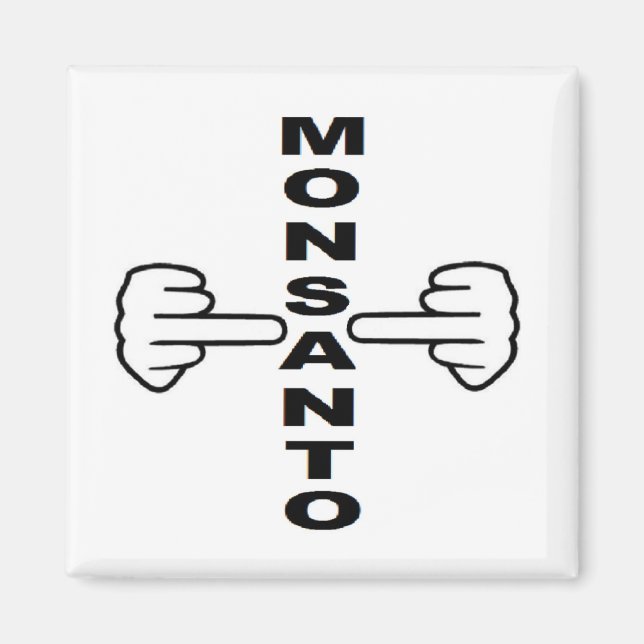 Imã Sacudir Magnet Monsanto (Frente)