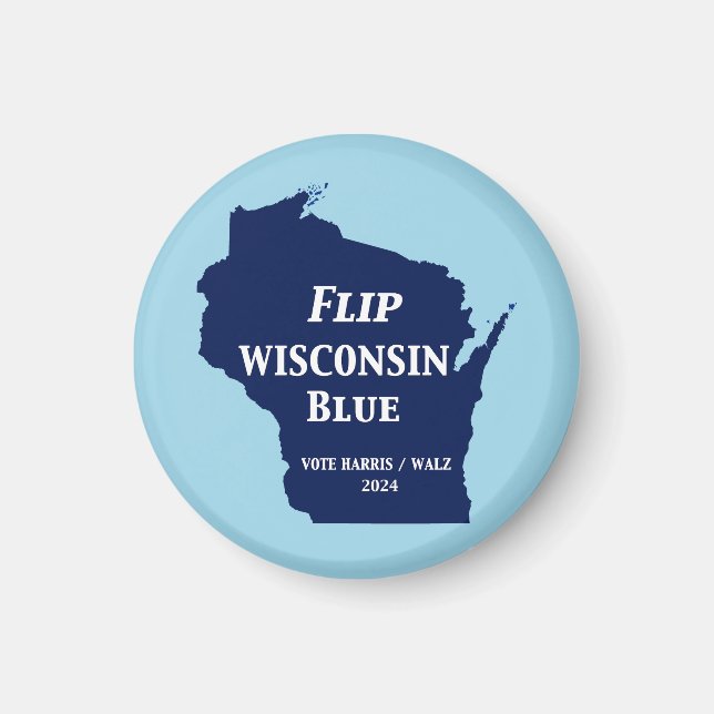 Imã Sacudir Wisconsin Blue em 2024 (Frente)