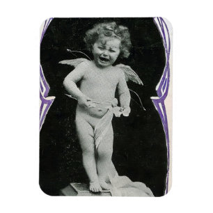 Ímã Sad Cherub Angel Impressão