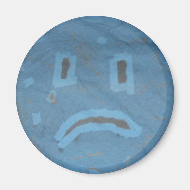 Imã Sad Face Magnet (Frente)