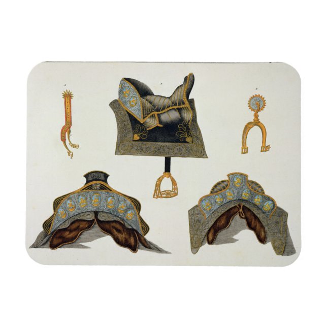 Ímã Saddles e spurs, placa de 'A History of the De (Horizontal)