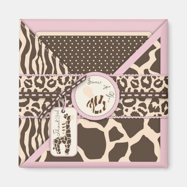 Imã Safari Girl TY Magnet (Frente)