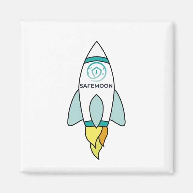 Imã Safemoon Para O Foguete Da Lua (Frente)