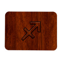 Sagitário Símbolo Zodíaco no Estilo de Mahogno