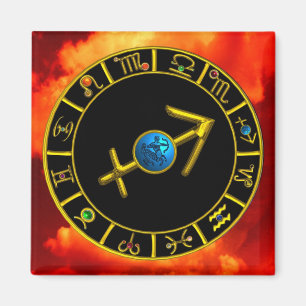 IMÃ SAGITTÁRIO COM SINAIS ZODIACAIS