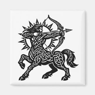 Imã Sagittarius Centaur Archer — Mythic Zodiac Inkwork