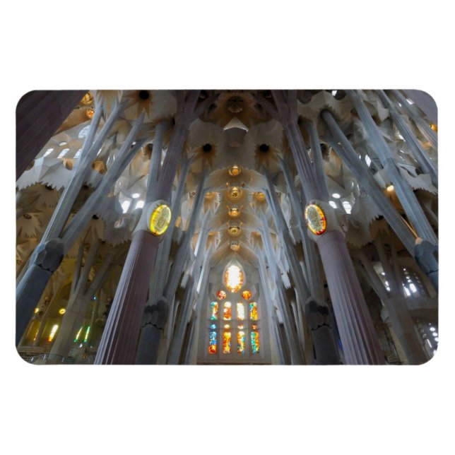 Ímã Sagrada Família. Interior (Horizontal)