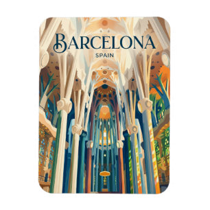 Ímã Sagrada Família Interior Espanha