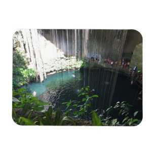 Ímã Sagrado Blue Cenote, Ik Kil, México Fotografia Ma