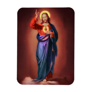 Ímã Sagrado Coração de Jesus Cristo