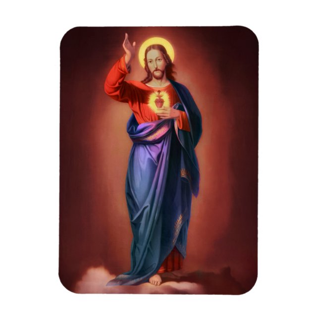 Ímã Sagrado Coração de Jesus Cristo (Vertical)