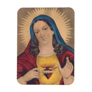 Ímã Sagrado Coração de Maria