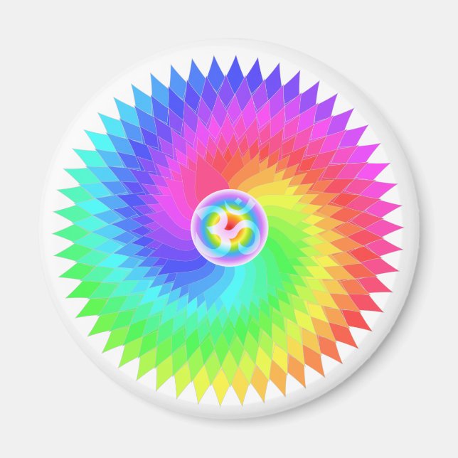 Imã Sahasrara A Coroa Coroa Significa Roda ou Viragem (Frente)