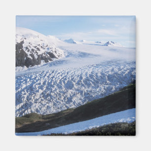 Imã Saia do Glaciar no Parque Nacional do Kenai Fjords