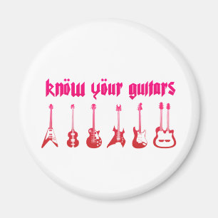 Imã Saiba sua guitarra - rocha alternativa do Grunge