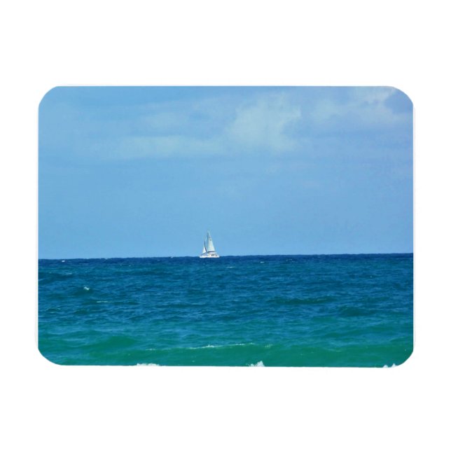 Ímã Sailboat, Fort Lauderdale, Flórida (Horizontal)
