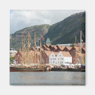 Imã Sailingships no ímã de Bryggen