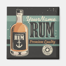Sailor Personalizado Rum Liquor Bottle Sign
