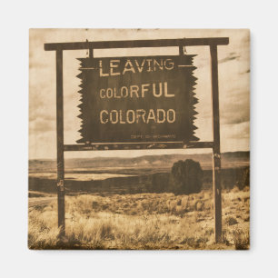 Imã saindo de Colorado colorido
