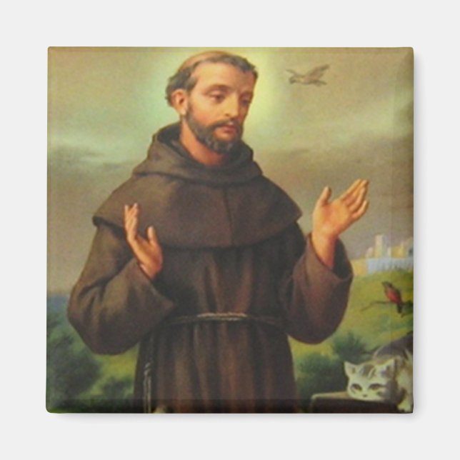 Imã Saint Francis Of Assisi Magnet  (Frente)