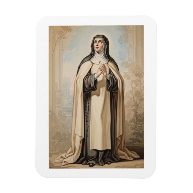 Ímã Saint Teresa of Avila, Catholic Saint Art (Vertical)
